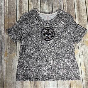 Tory Burch Black and White Logo Shirt